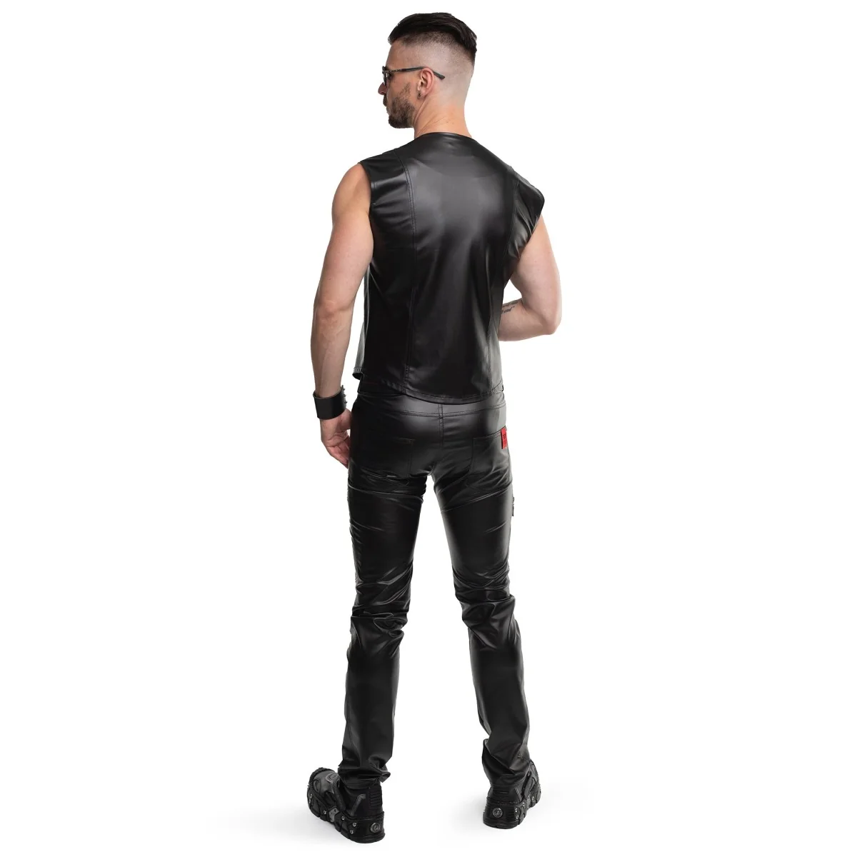 HERREN WESTE RMCAMILLO001 SCHWARZ VON REGNES FETISH PLANET