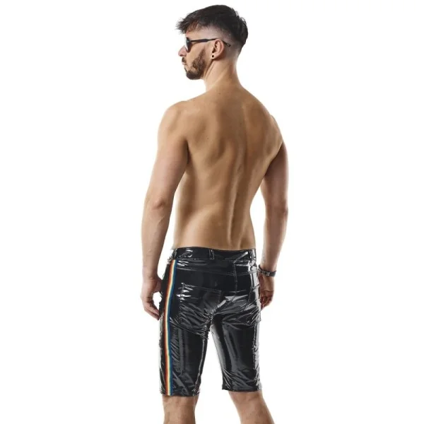 Herren Pvc Shorts Rmumbertorbw Schwarz von Pride Festih Line kaufen | Fesselliebe
