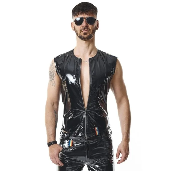 Pvc Herren Weste Rmtaddeorbw Schwarz von Pride Festih Line kaufen | Fesselliebe