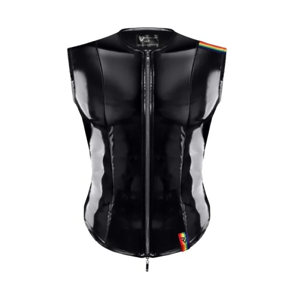 Pvc Herren Weste Rmtaddeorbw Schwarz von Pride Festih Line kaufen | Fesselliebe
