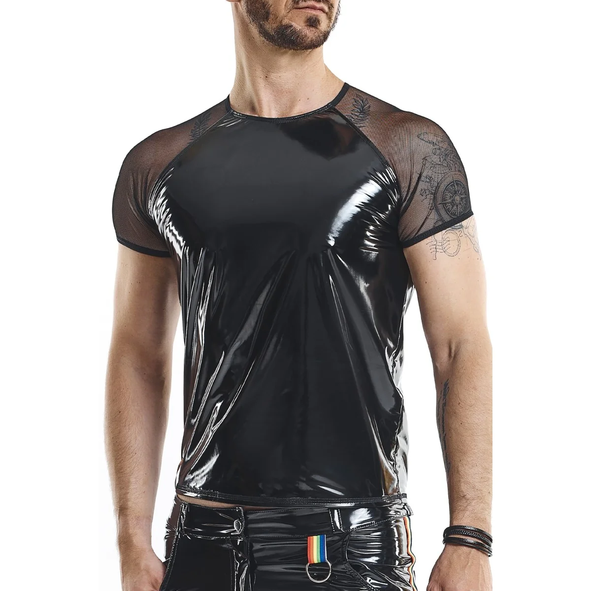 Pvc Herren T-Shirt Rmsandrorbw Schwarz von Pride Festih Line kaufen | Fesselliebe