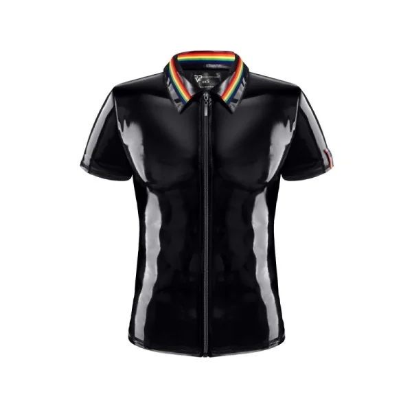 Pvc Herren Polo Shirt Rmremigiorbw Schwarz von Pride Festih Line kaufen | Fesselliebe