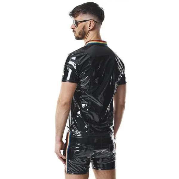 Pvc Polo Shirt Rmraffaelerbw Schwarz von Pride Festih Line kaufen | Fesselliebe