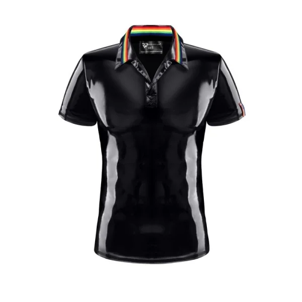 Pvc Polo Shirt Rmraffaelerbw Schwarz von Pride Festih Line kaufen | Fesselliebe