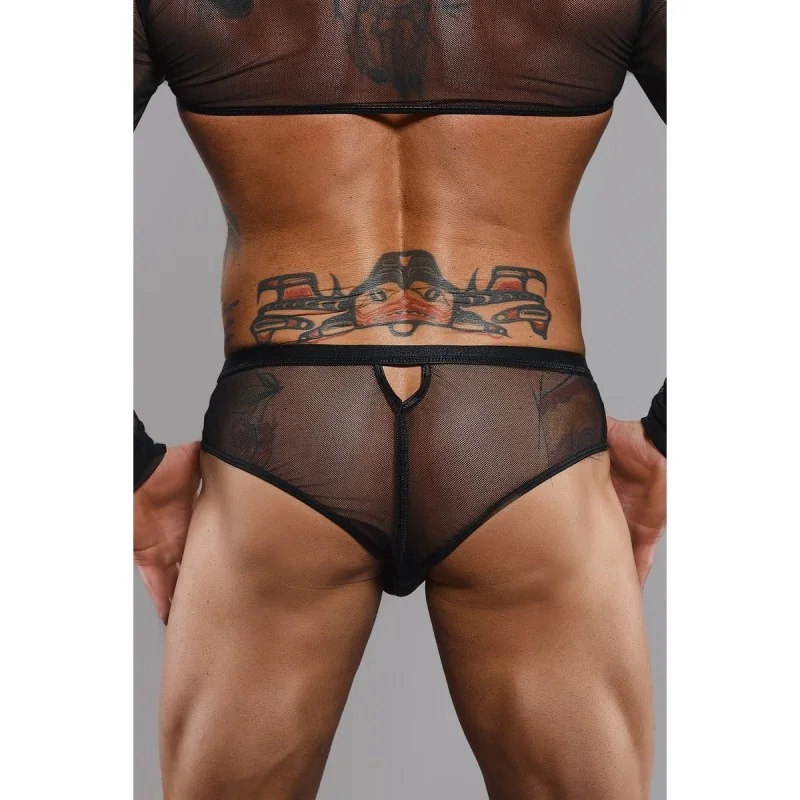 Netz-Slip Ouvert Reiker001 Schwarz von Rfp Razor’s Edge Kollektion kaufen | Fesselliebe 2