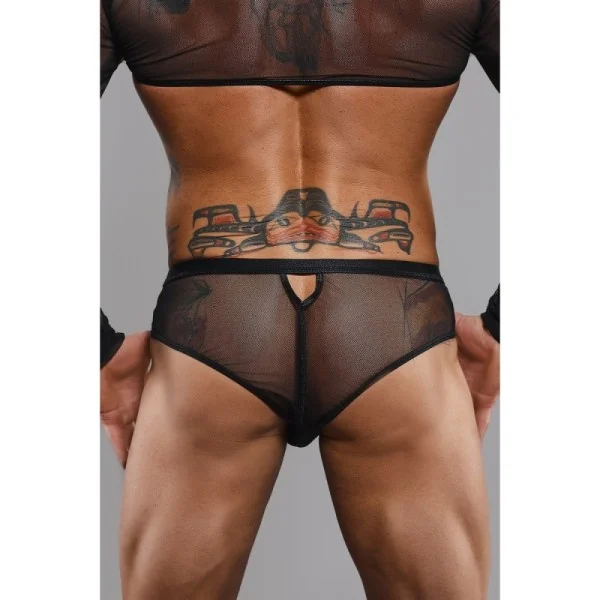 Netz-Slip Ouvert Reiker001 Schwarz von Rfp Razor’s Edge Kollektion kaufen | Fesselliebe