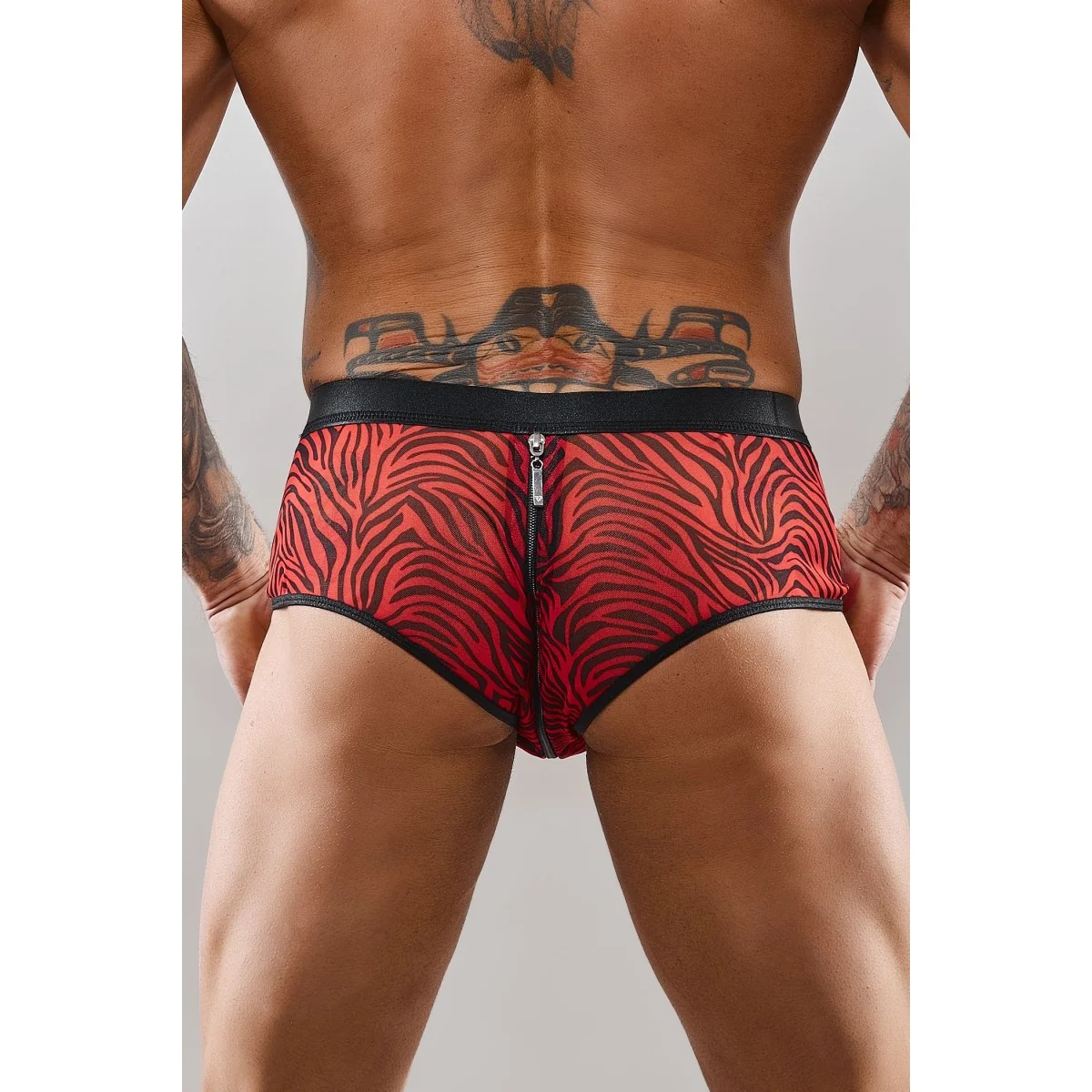 Netz-Slip Refranco001 Schwarz/Rot von Rfp Razor’s Edge Kollektion kaufen | Fesselliebe