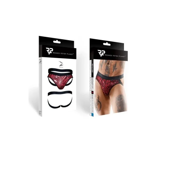 Jock Strap Repatrick001 Schwarz/Rot von Rfp Razor’s Edge Kollektion kaufen | Fesselliebe