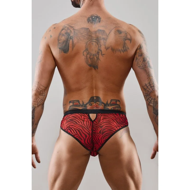 Netz-Slip Reandres001 Schwarz/Rot von Rfp Razor’s Edge Kollektion kaufen | Fesselliebe 2