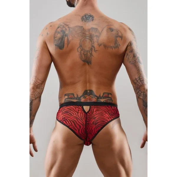 Netz-Slip Reandres001 Schwarz/Rot von Rfp Razor’s Edge Kollektion kaufen | Fesselliebe