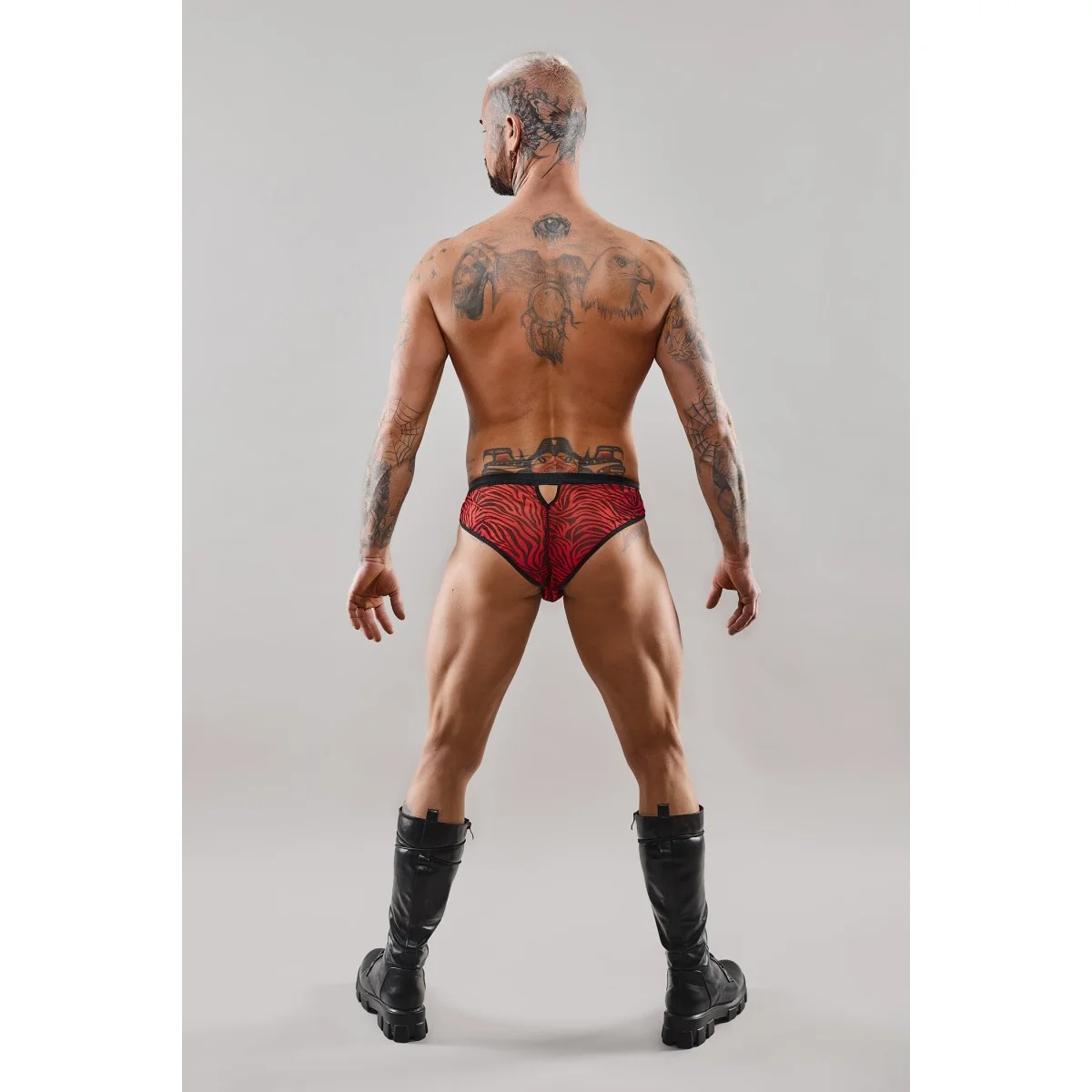 Netz-Slip Reandres001 Schwarz/Rot von Rfp Razor’s Edge Kollektion kaufen | Fesselliebe