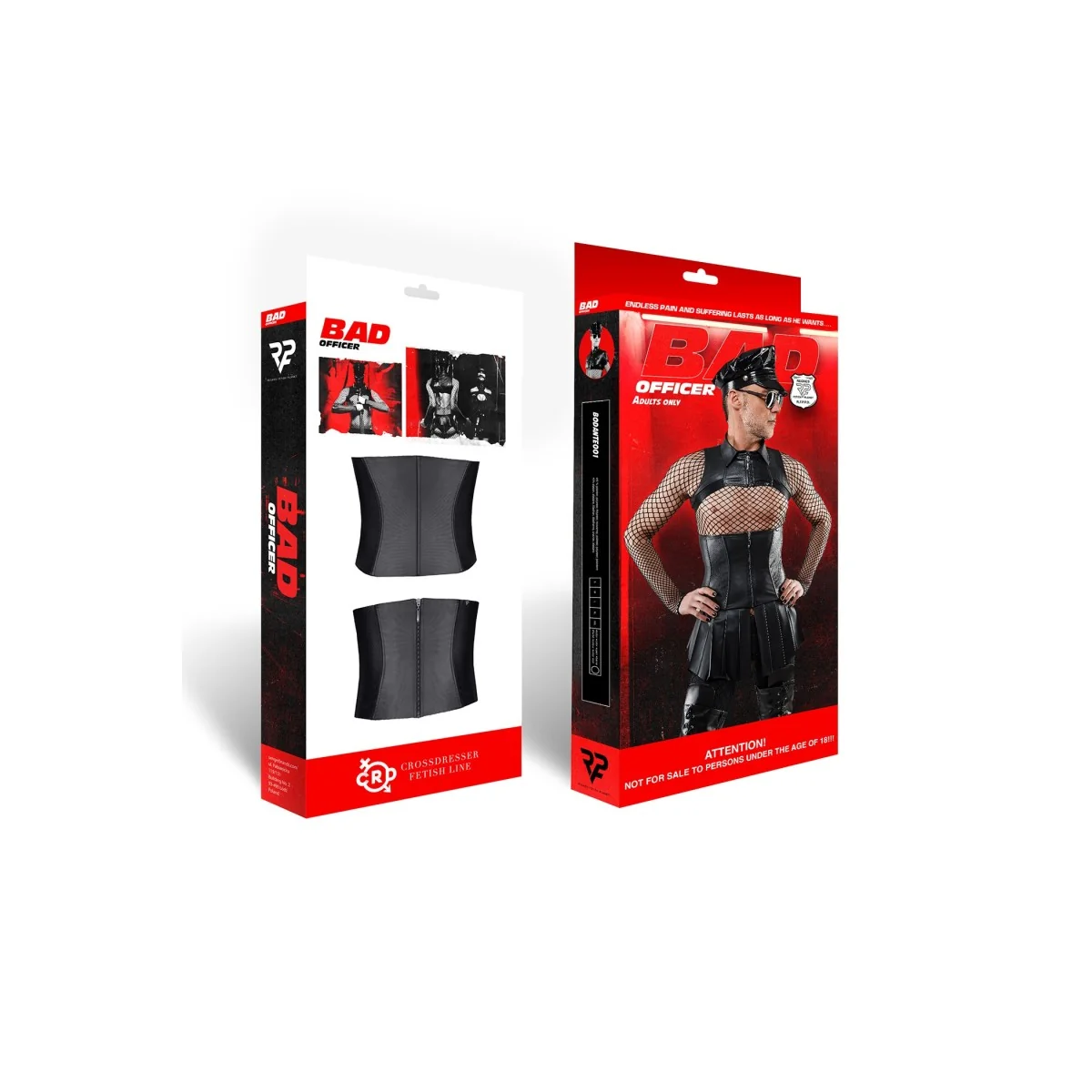 Taillencorsage BODante001 schwarz kaufen | Fesselliebe