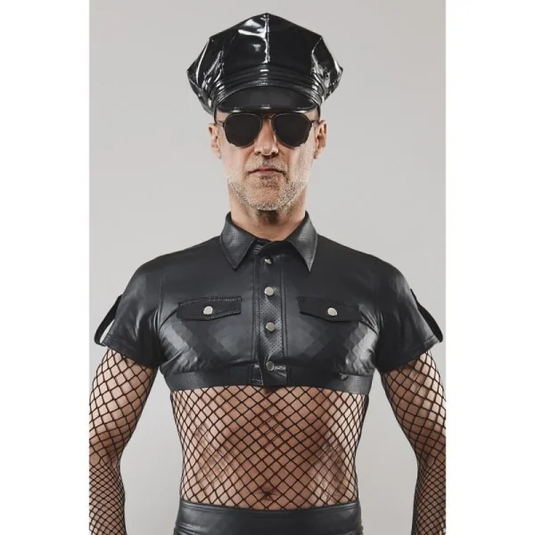 Brust T-Shirt BOAlexander001 schwarz kaufen | Fesselliebe