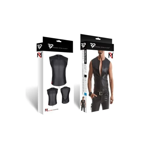 Herren Weste Rmottaviano001 Schwarz - kaufen | Fesselliebe