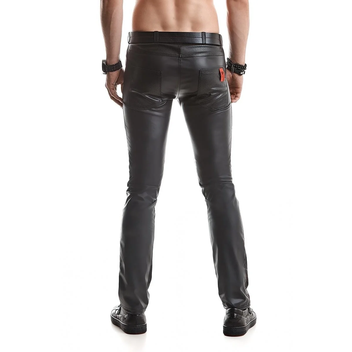 Lange Herren Hose Rmvincenzo001 Schwarz von Regnes Fetish Planet kaufen | Fesselliebe