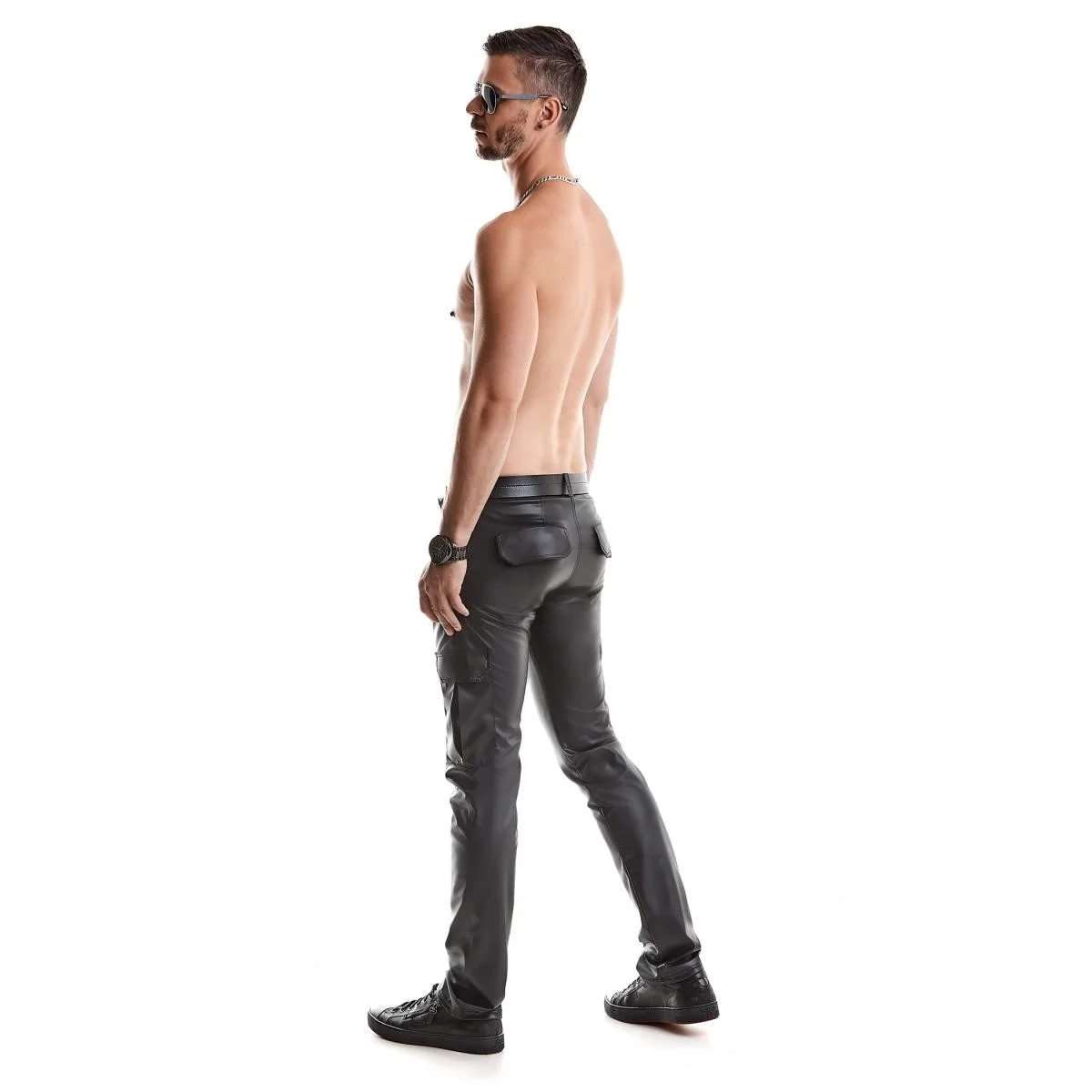 Lange Herren Hose Rmmatteo001 Schwarz von Regnes Fetish Planet kaufen | Fesselliebe