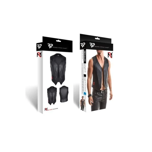 Herren Weste Rmoliver001 Schwarz von Regnes Fetish Planet kaufen | Fesselliebe