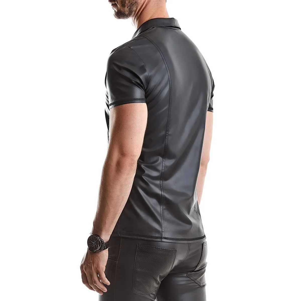 Herren T-Shirt Rmromano001 Schwarz von Regnes Fetish Planet kaufen | Fesselliebe