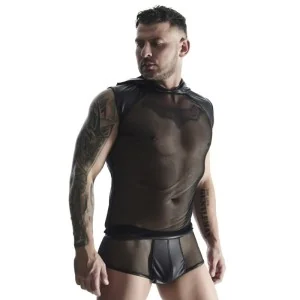 Herren Kapuzenshirt Tsh018 Schwarz von Regnes Fetish Planet kaufen | Fesselliebe