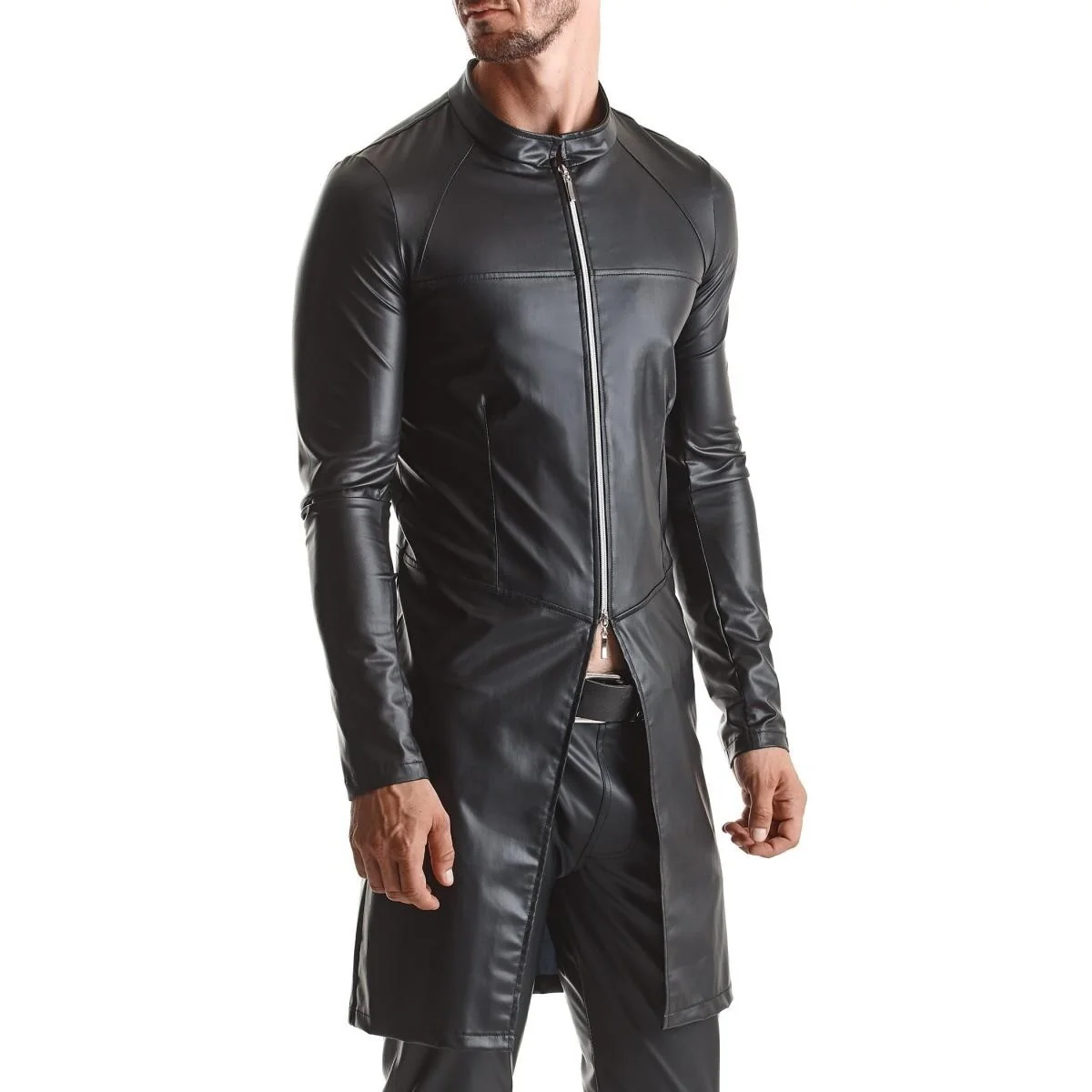 Herren Mantel Rmmario001 Schwarz von Regnes Fetish Planet kaufen | Fesselliebe