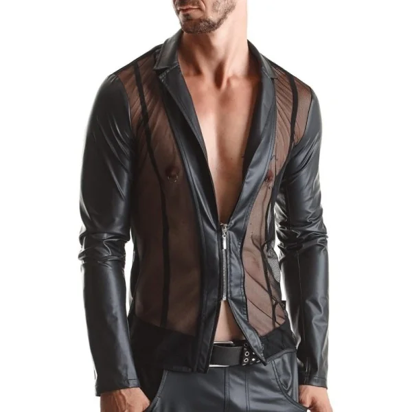 Herren Jacke Rmdaniele001 Schwarz von Regnes Fetish Planet kaufen | Fesselliebe