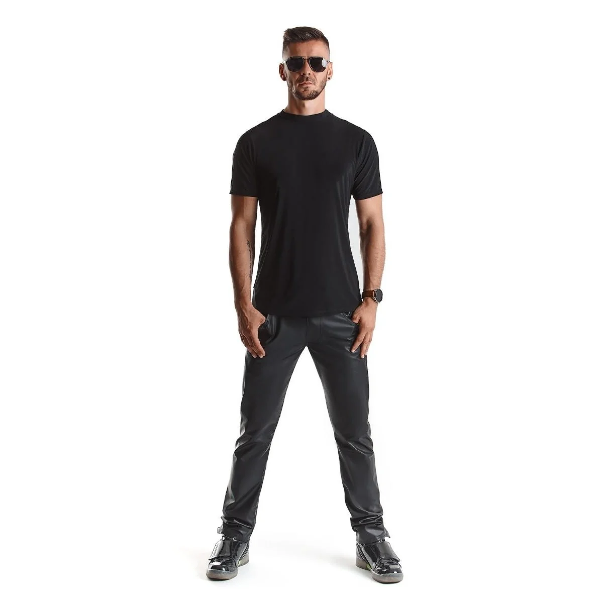 Herren T-Shirt Rmriccardo001 Schwarz von Regnes Fetish Planet kaufen | Fesselliebe