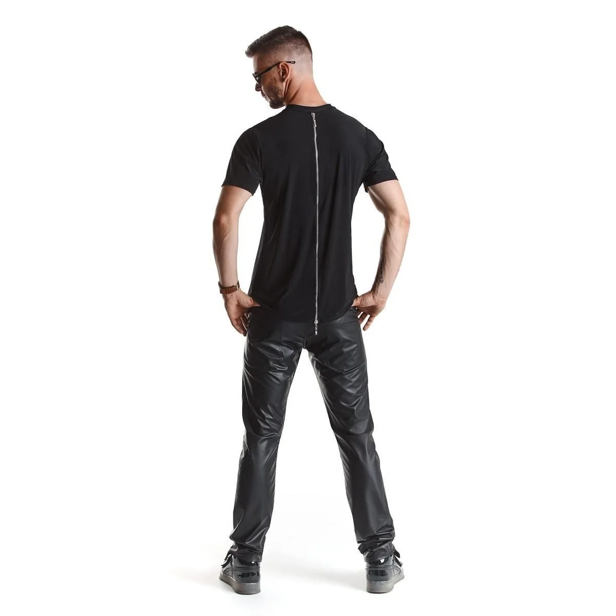Herren T-Shirt Rmriccardo001 Schwarz von Regnes Fetish Planet kaufen | Fesselliebe