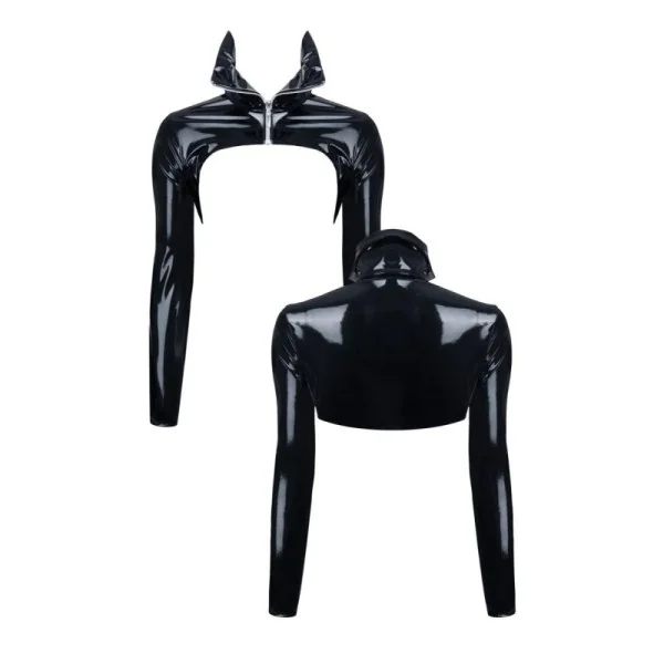 Pvc Jacke Crd009 Schwarz von Regnes Fetish Planet Crossdresser Fetish Line kaufen | Fesselliebe