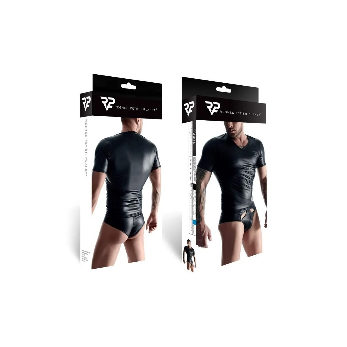 T-Shirt Tsh014 Schwarz von Regnes Fetish Planet kaufen | Fesselliebe