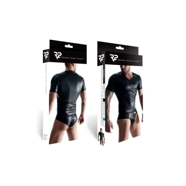 T-Shirt Tsh014 Schwarz von Regnes Fetish Planet kaufen | Fesselliebe