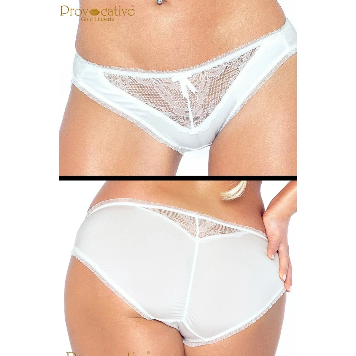 Ecru Candymoon Slip von Provocative Gold Lingerie kaufen | Fesselliebe