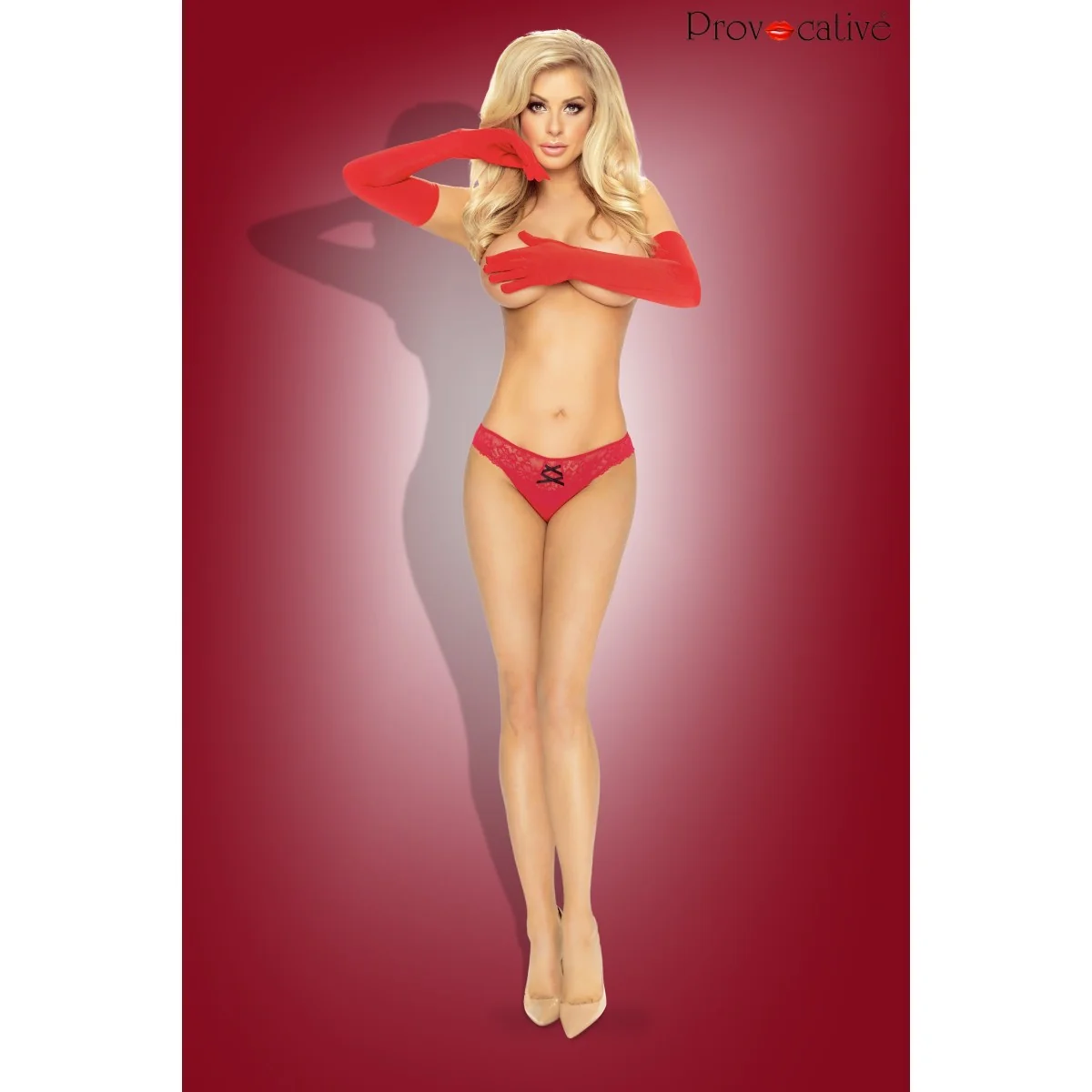 Roter Sexy Thong von Provocative kaufen | Fesselliebe