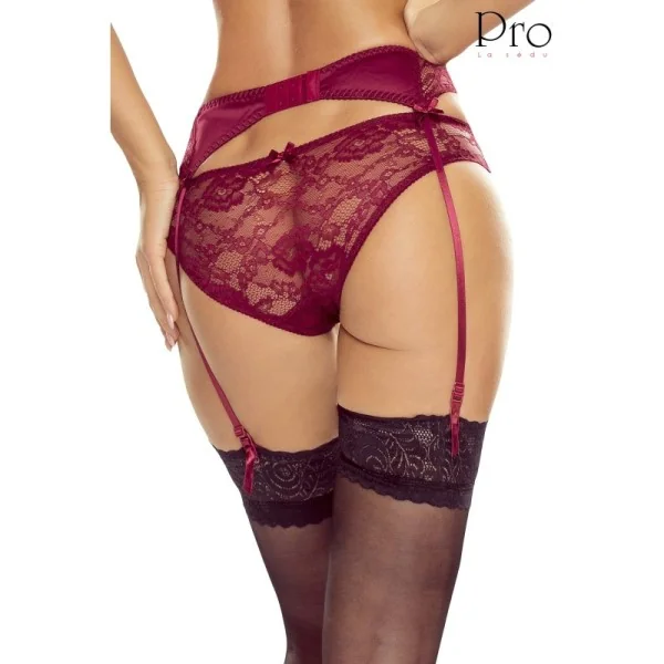 Roter Reine De Seduction Strumpfhaltergürtel Set Pr1644 von Provocative kaufen | Fesselliebe