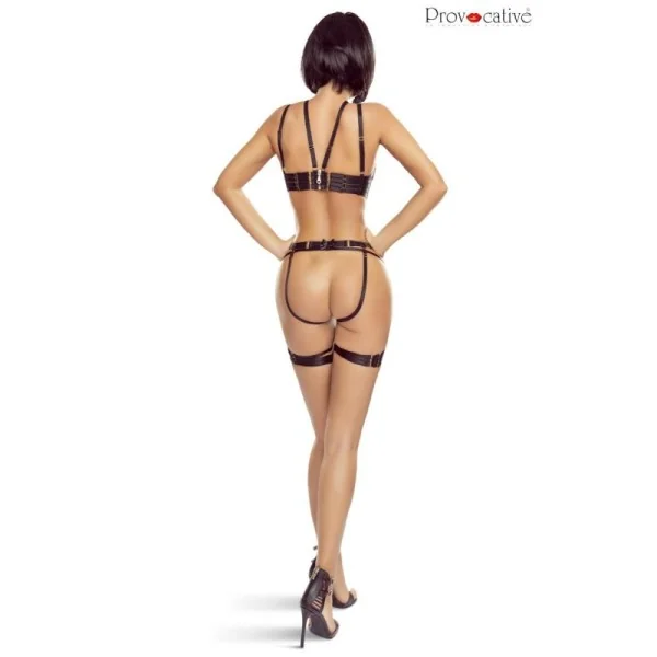 Schwarzer Strumpfhalter Ouver Slip Pr1635 von Provocative kaufen | Fesselliebe