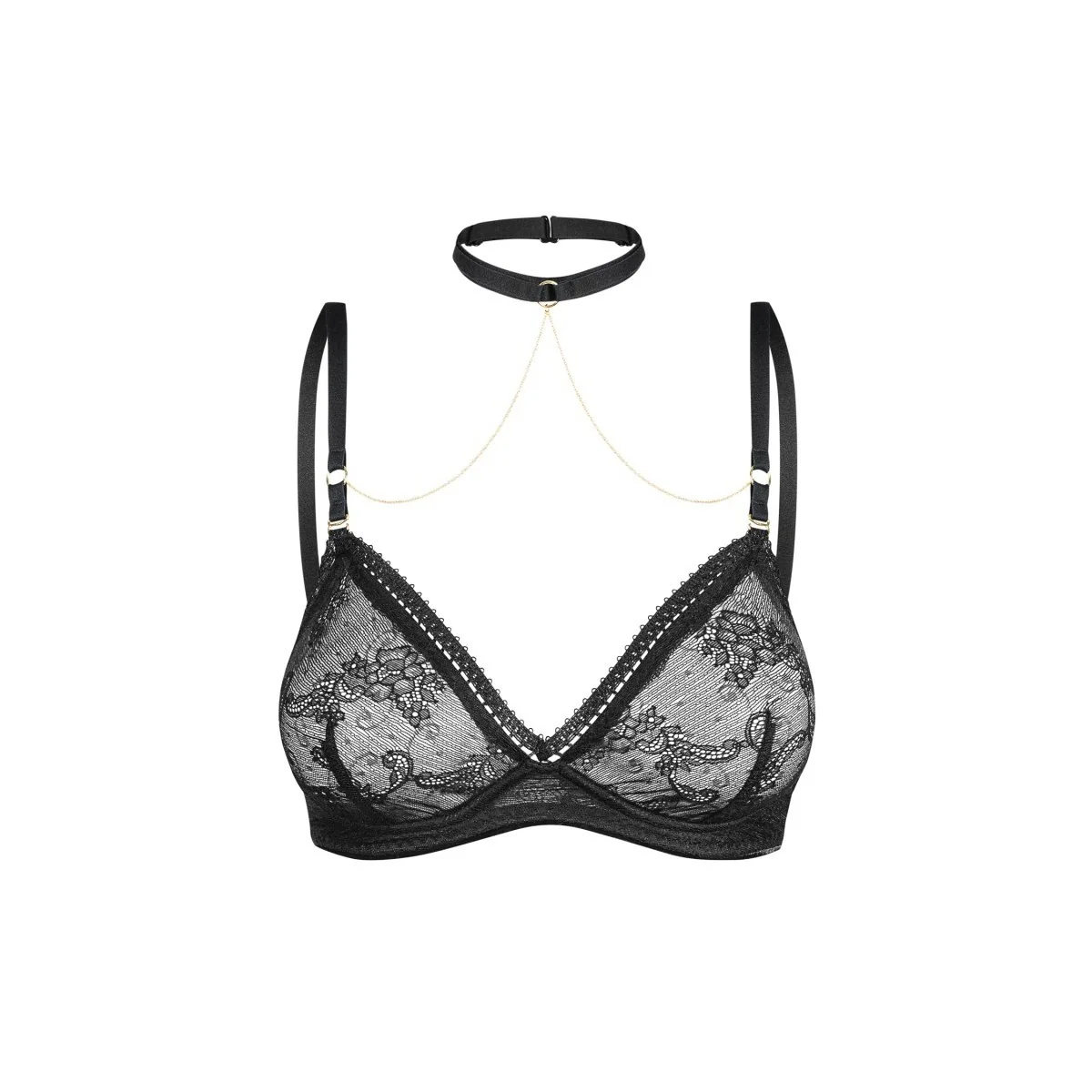 Bh-Träger, Halsband und Goldenen Ketten 2618 von Petite Noir kaufen | Fesselliebe