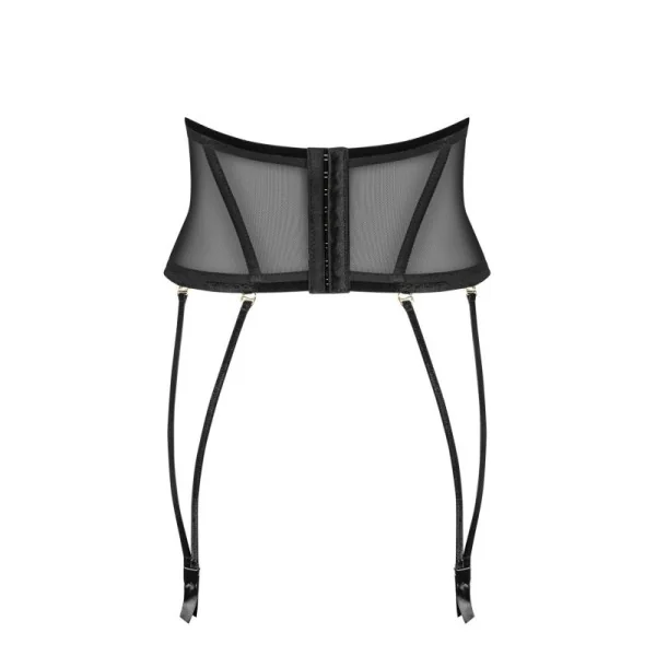 Taillenkorsett mit Stickerei und Strapshaltern 2018 von Petite Noir kaufen | Fesselliebe