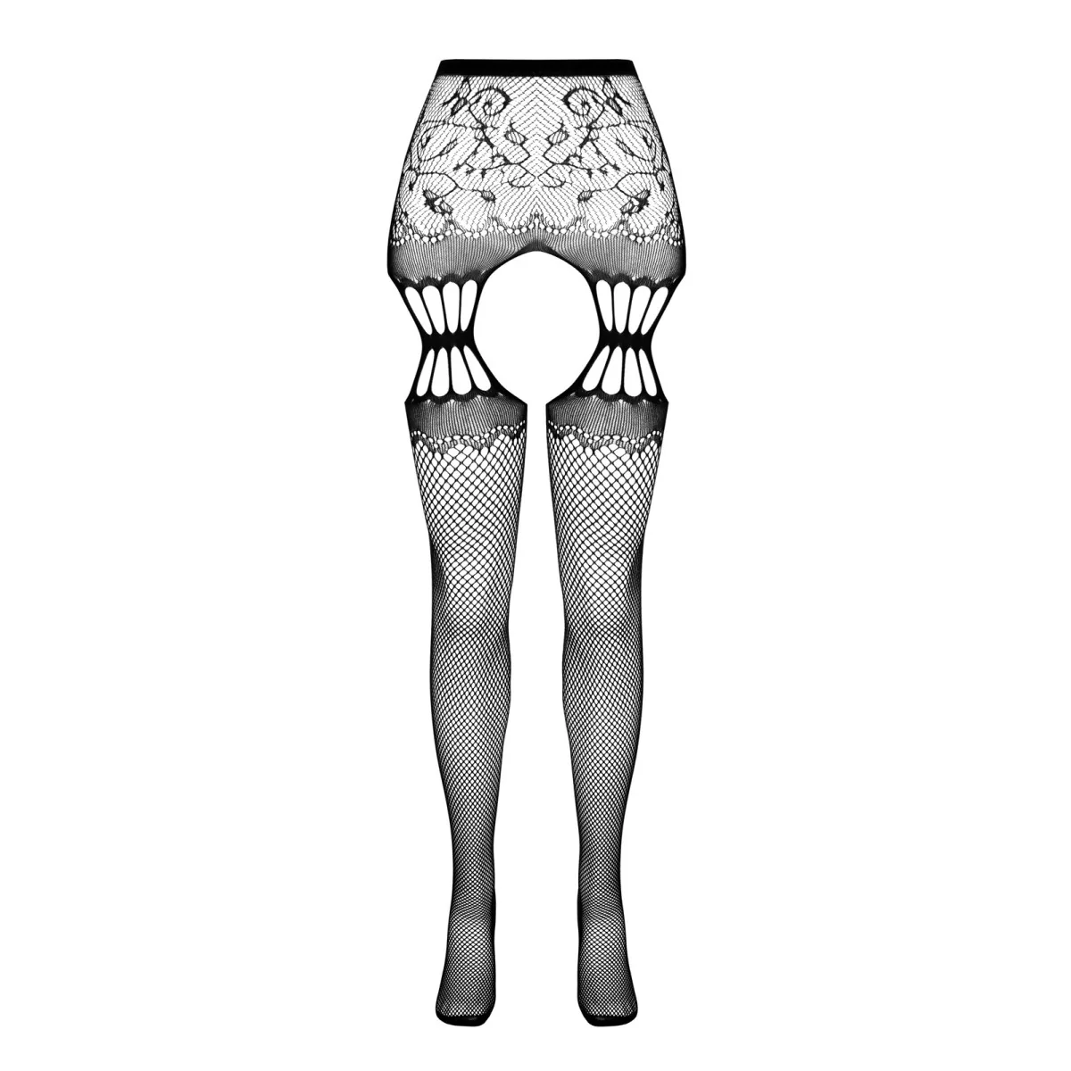 Ouvert Strumpfhose S027 Schwarz von Passion Erotic Line kaufen | Fesselliebe