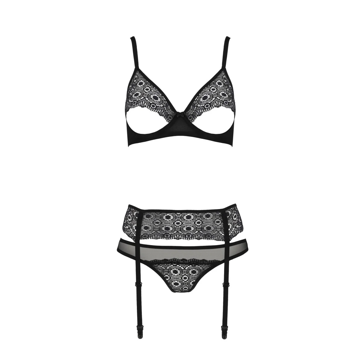 Schwarzes 3-Teilges Set Pa596663 von Passion kaufen | Fesselliebe