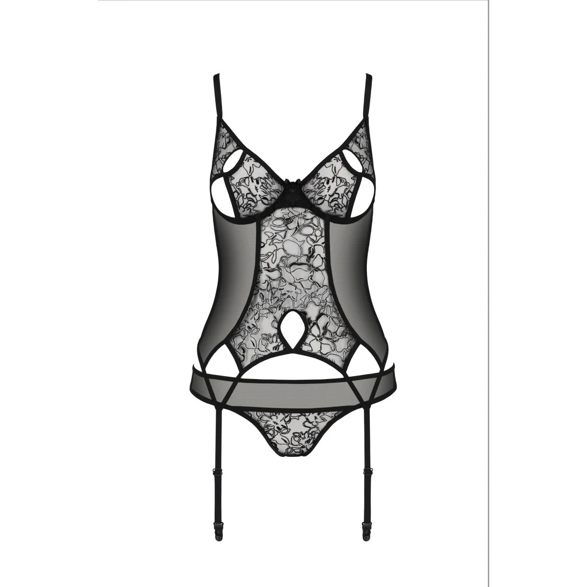 Schwarzes Corset Pa596615 von Passion kaufen | Fesselliebe