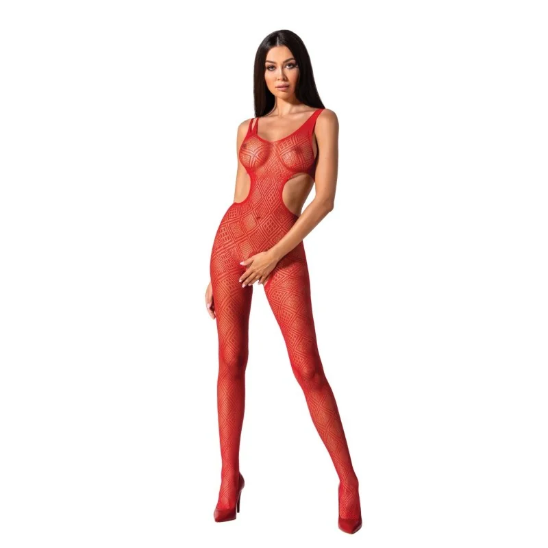 Roter Ouvert Bodystocking Bs085 von Passion kaufen | Fesselliebe