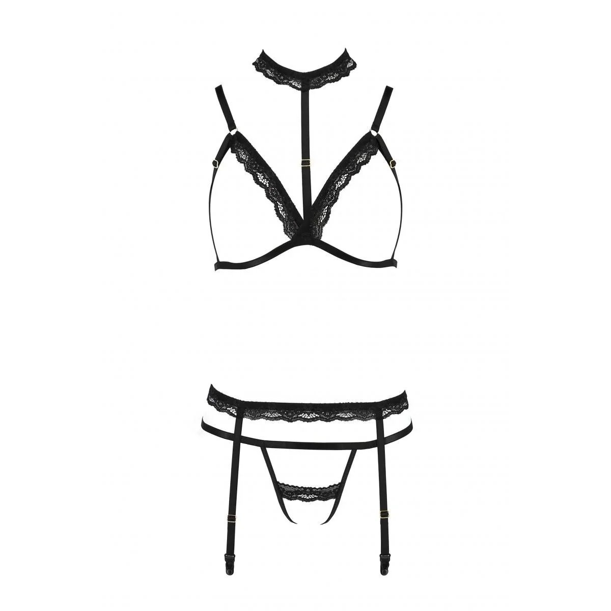 Schwarzes Set Pa595888 von Passion Devil Collection kaufen | Fesselliebe