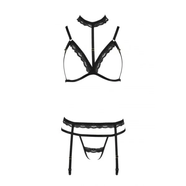 Schwarzes Set Pa595888 von Passion Devil Collection kaufen | Fesselliebe