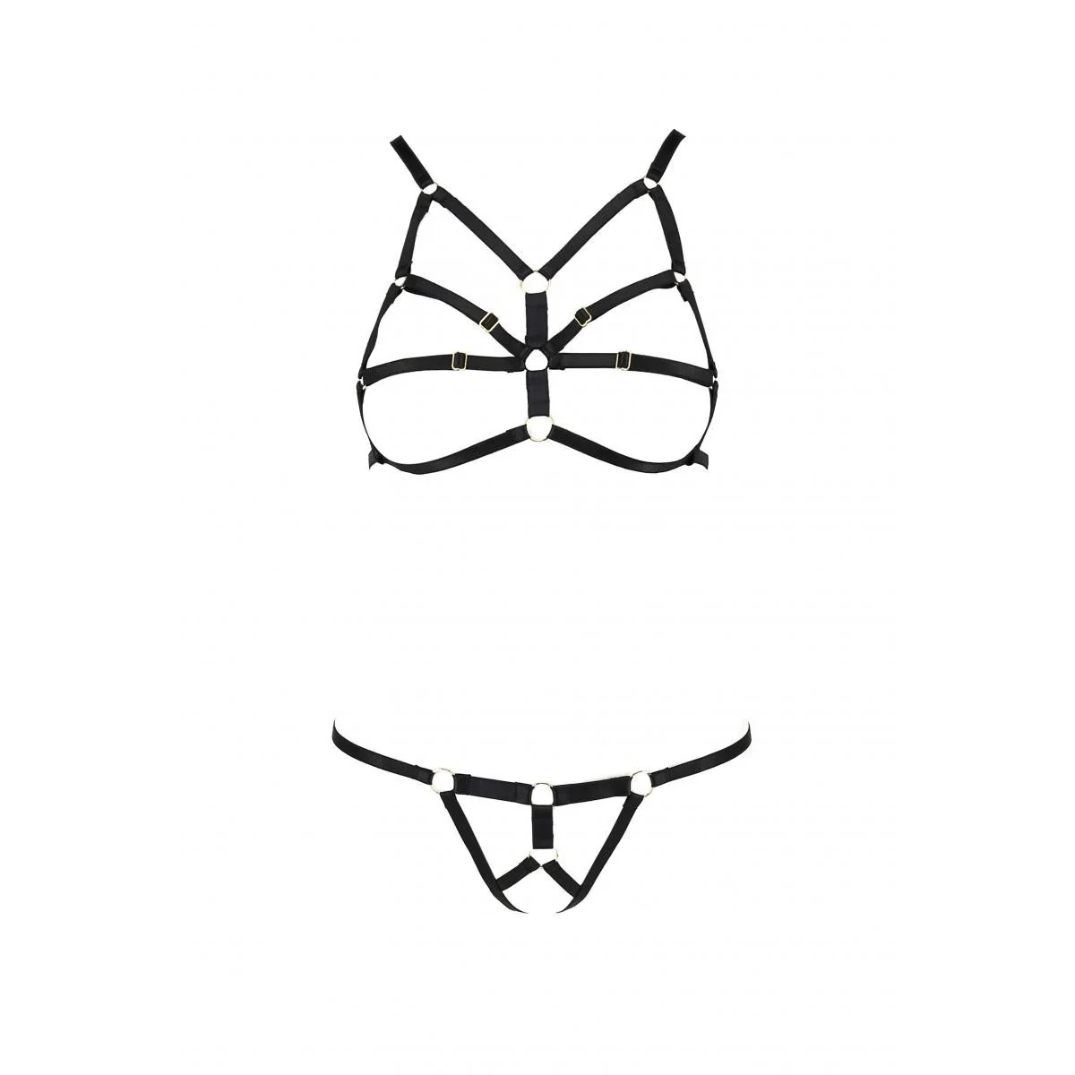 Schwarzes Set Pa595873 von Passion Devil Collection kaufen | Fesselliebe