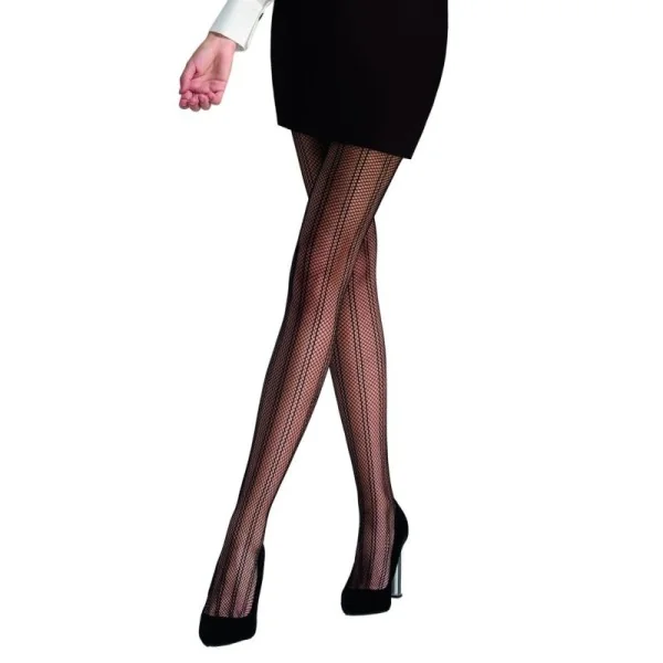 Netz-Strumpfhose Ti040 Schwarz von Passion kaufen | Fesselliebe