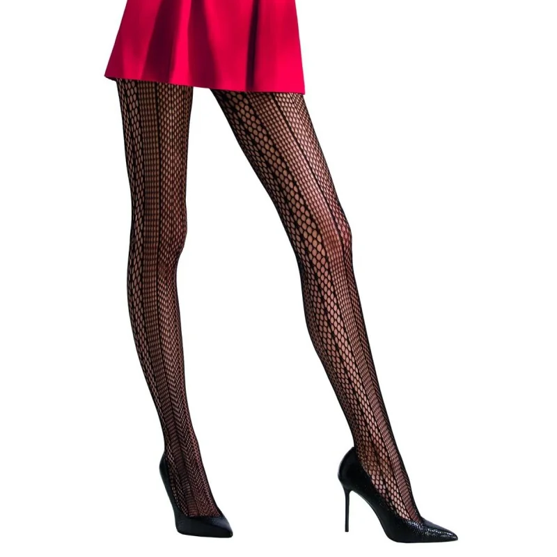 Netz-Strumpfhose Ti043 Schwarz von Passion kaufen | Fesselliebe 2