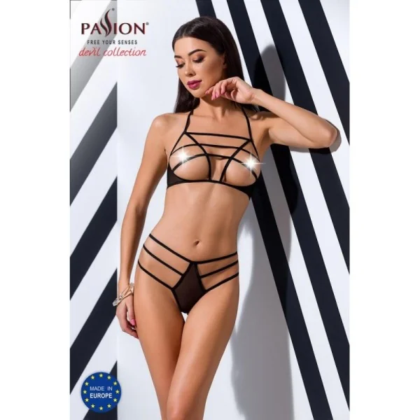 Schwarzes Set Pa595324 von Passion Devil Collection kaufen | Fesselliebe