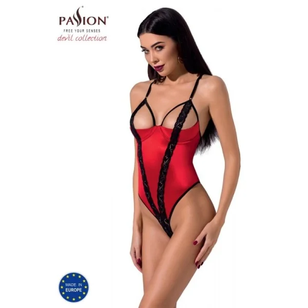 Roter Stringbody Pa595315 von Passion Devil Collection kaufen | Fesselliebe