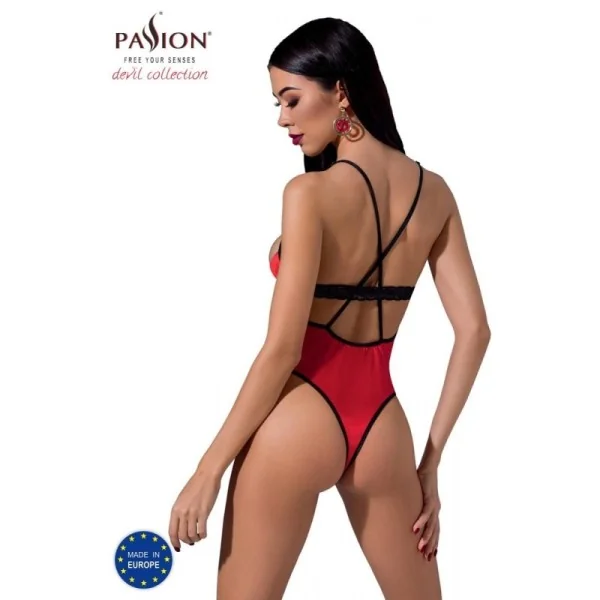 Roter Stringbody Pa595315 von Passion Devil Collection kaufen | Fesselliebe