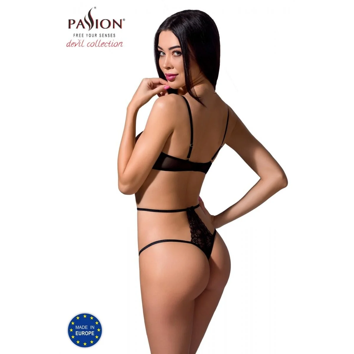 Schwarzer Damenbody Pa595282 von Passion Devil Collection kaufen | Fesselliebe