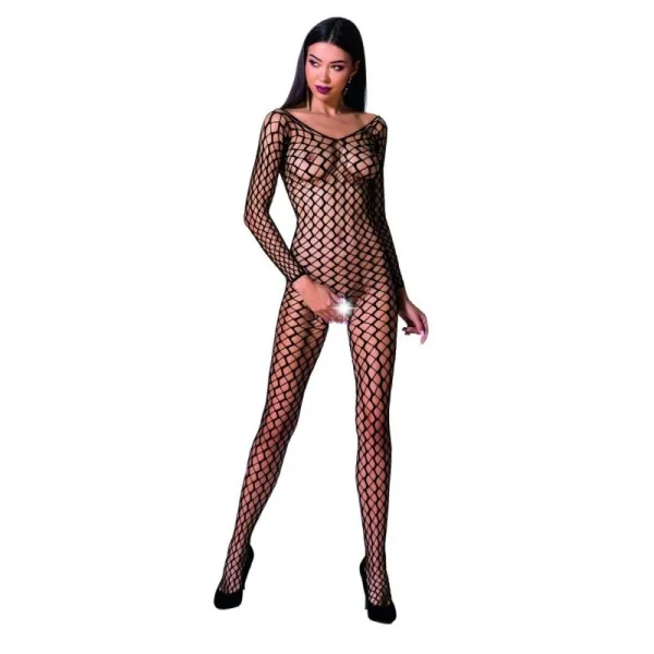 Schwarzer Ouvert Bodystocking Bs068 von Passion kaufen | Fesselliebe